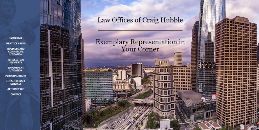 Craig Hubble Law Website